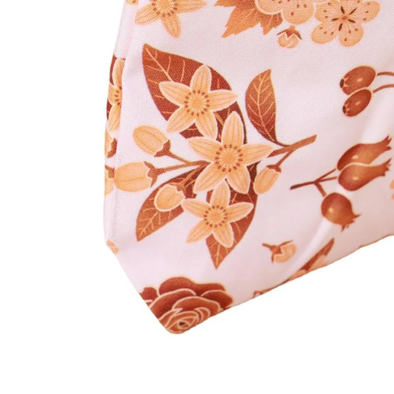 Wholesale Hot Sell Plain Canvas Tote Bags Floral Cotton Canvas Shopping Bag with Logo