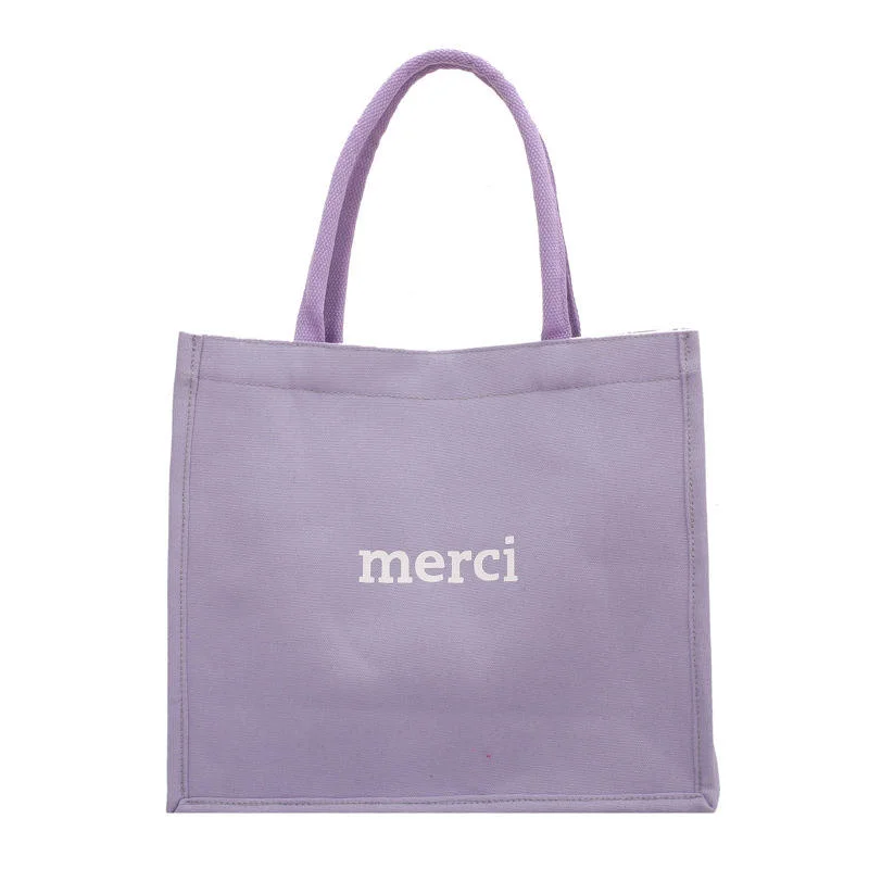 Wholesale Multi-Color Customized Handbag Shopping Canvas Tote Bag