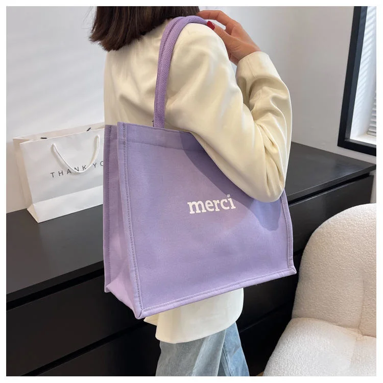 Wholesale Multi-Color Customized Handbag Shopping Canvas Tote Bag