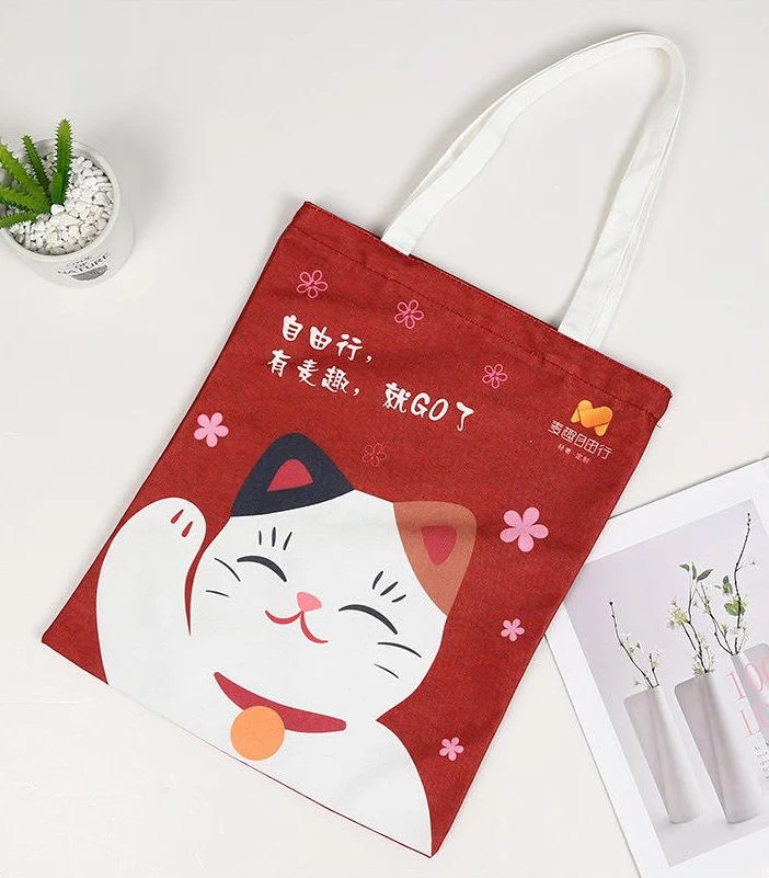 Wholesale Natural Recycled Shopping Cotton Bag &Custom Canvas Tote Bag