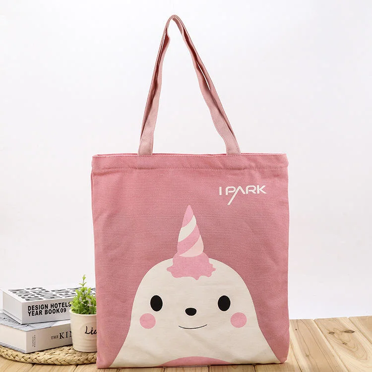 Wholesale Natural Recycled Shopping Cotton Bag &Custom Canvas Tote Bag
