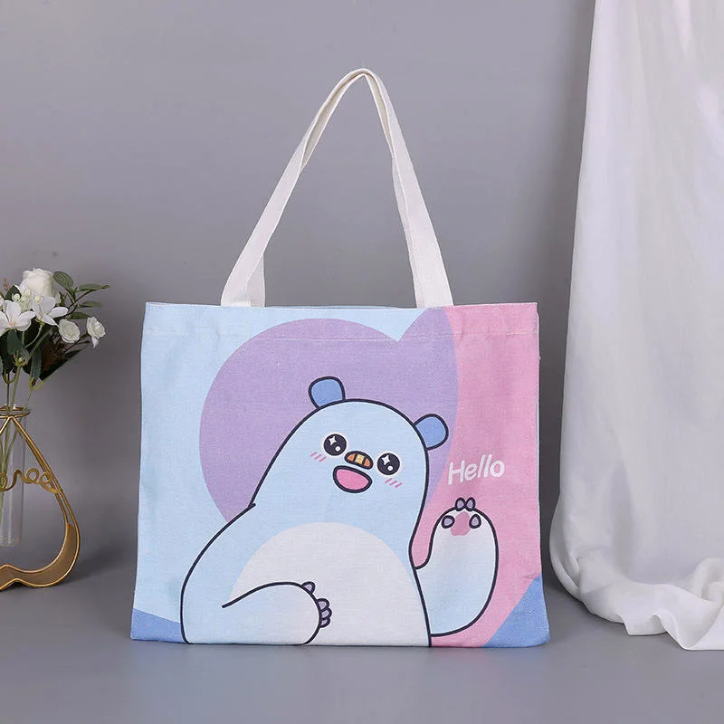 Wholesale Natural Recycled Shopping Cotton Bag &Custom Canvas Tote Bag