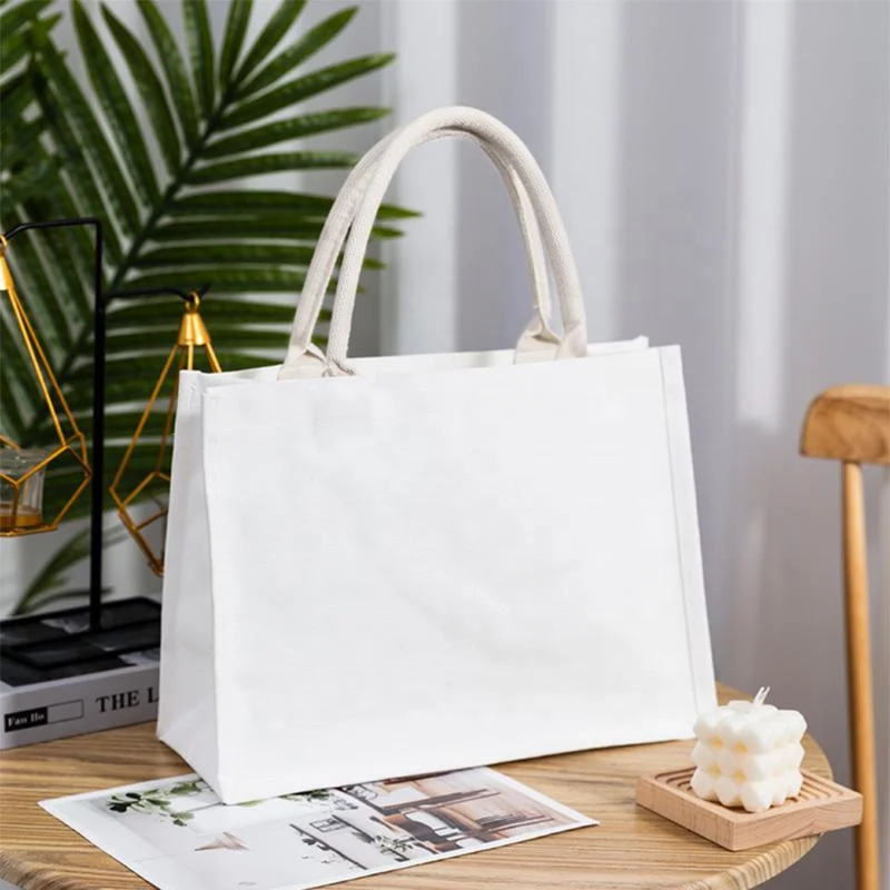 Wholesale Organic 100% Plain Cotton Shopping Bag Reusable Cotton Canvas Tote Bags with Custom Printed Logo