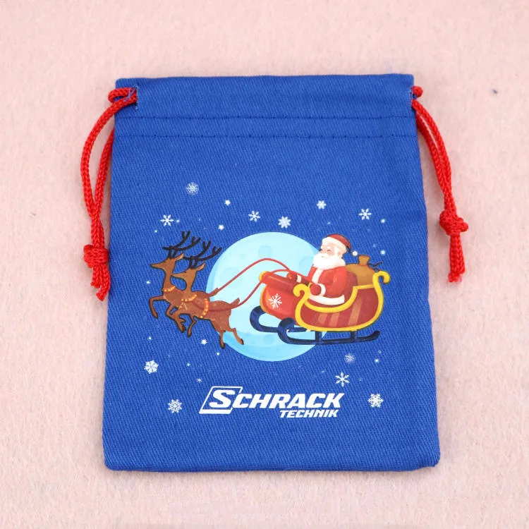 Wholesale Small Storage Cotton Drawstring Linen Bag for Gift Pack