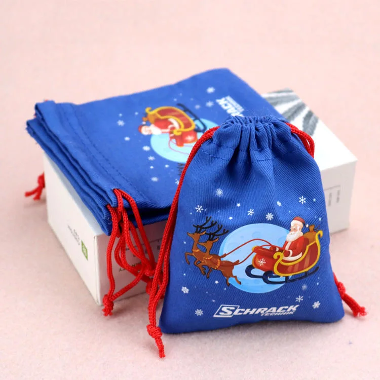 Wholesale Small Storage Cotton Drawstring Linen Bag for Gift Pack