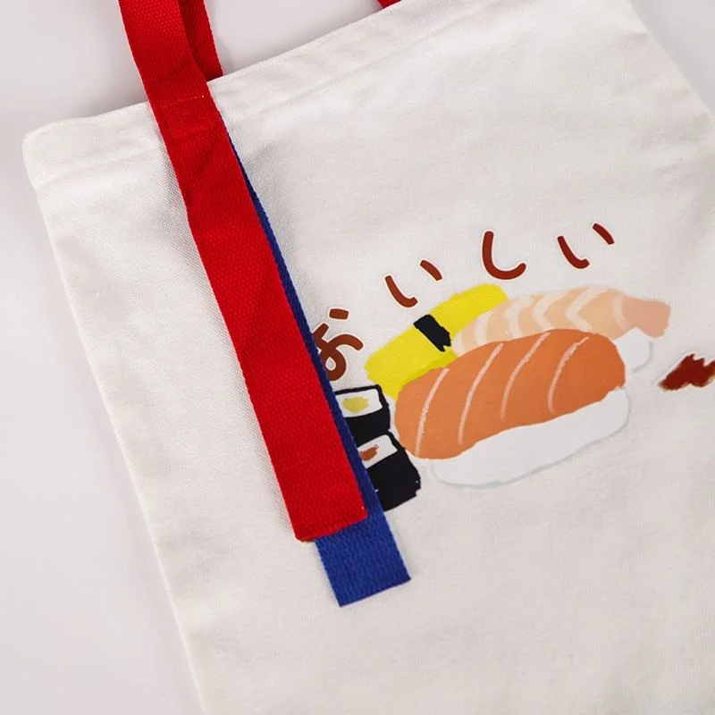 Wholesale Top Grade Zipper Cotton Canvas Custom Tote Bag Canvas Bag with Custom Logo