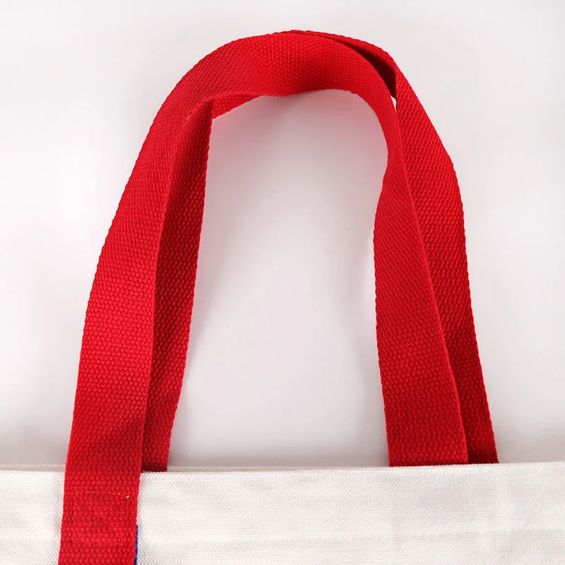 Wholesale Top Grade Zipper Cotton Canvas Custom Tote Bag Canvas Bag with Custom Logo